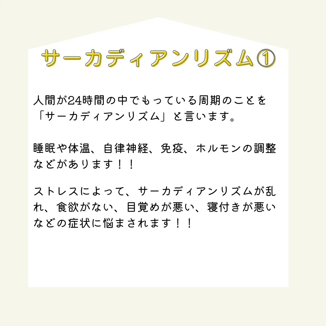 🎶 みなさん、サーカディアンリズムって知ってますか？🤔 私た...