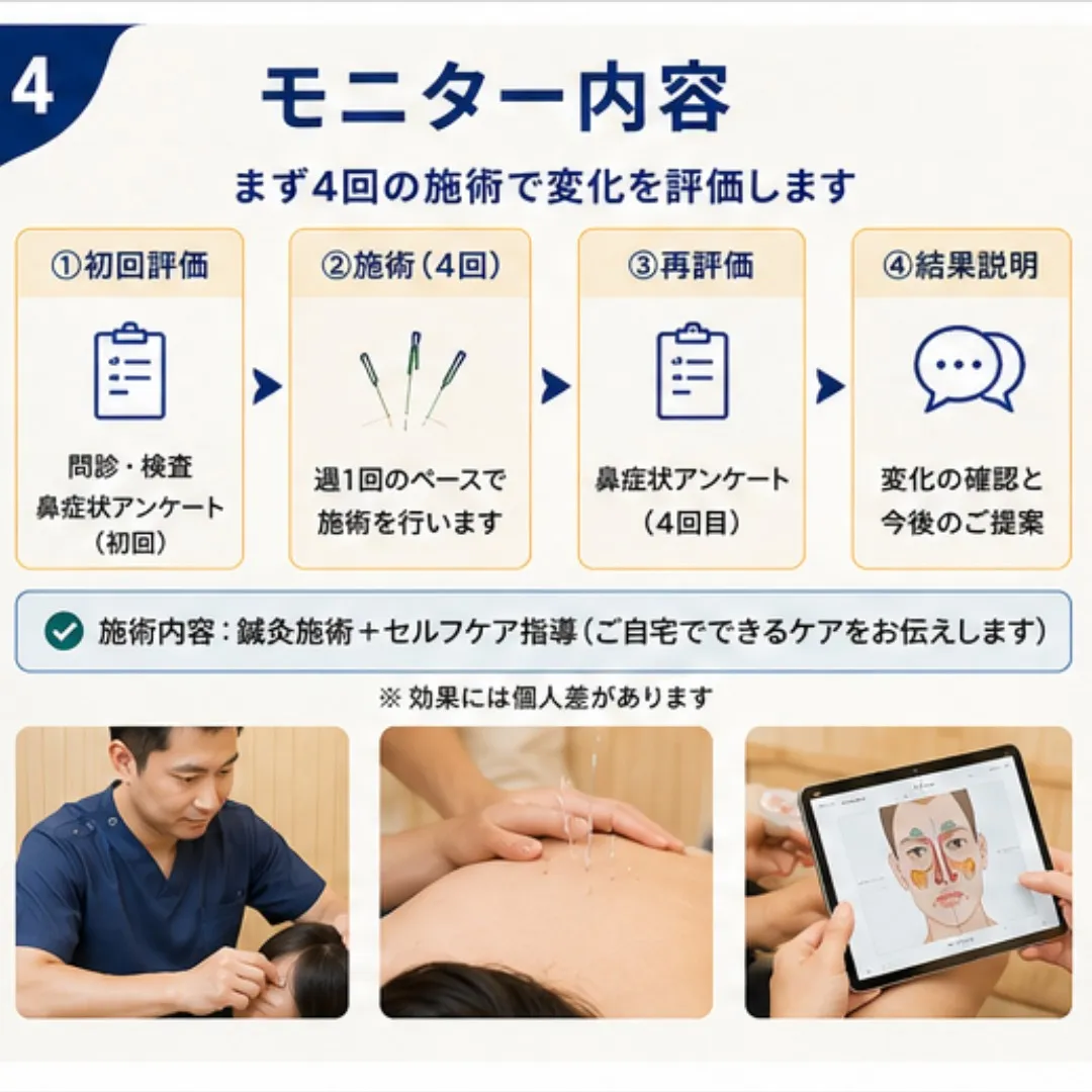 【慢性的な鼻づまり・後鼻漏でお困りの方へ】